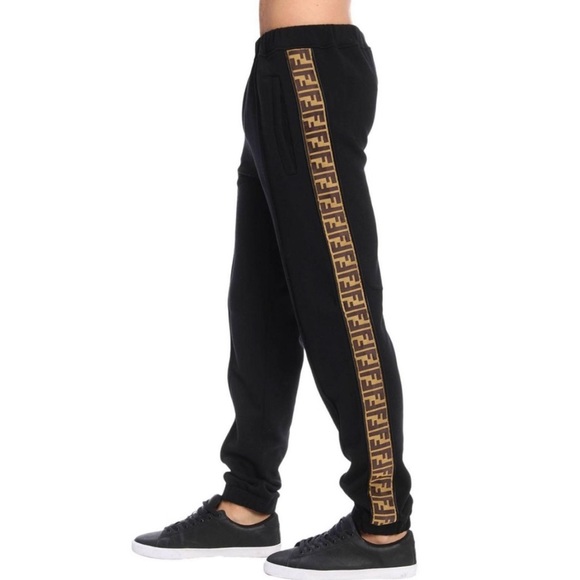 Fendi Pants - ❌SOLD❌FENDI Black Forever Fendi Ribbon Lounge Pant